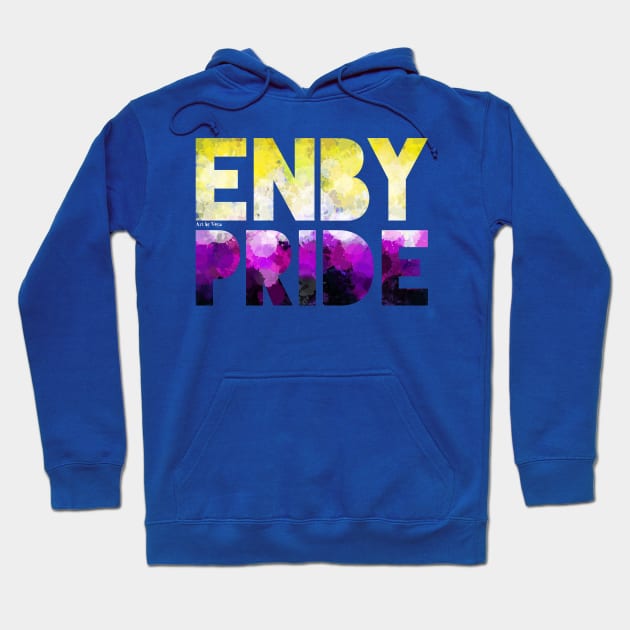 Enby Pride Hoodie by Art by Veya